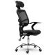 Sofotel Ryga Micro-Mesh Office Chair, Black