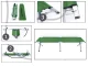 Folding Camping Bed, Green, 187x70 cm