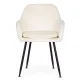 Modern Upholstered Velvet Dining Chair ModernHome, Cream