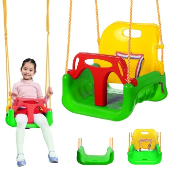 Kids 3-in-1 Garden Swing, Green