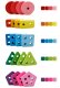 Wooden Shape Sorter and Stacking Toy for Toddlers Mwz-0237