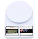 Digital Kitchen Scale 5kg Electronic Food Scale, White