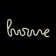 HOME LED Neon Sign for Wall Decor Battery + USB Powered FLNE21 Forever Light, Warm White