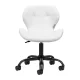 4Rico QS-06B Cosmetic Stool, Black/White