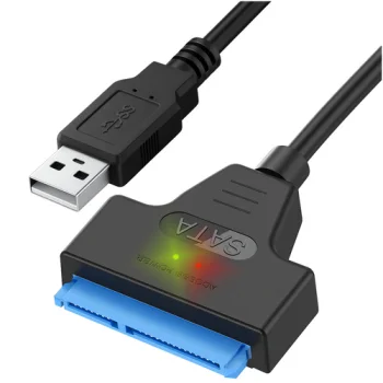 Izoxis USB to SATA 3.0 Adapter for 2.5" HDD/SSD, Black