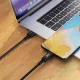 Acefast C7-04 USB-A to USB-C Cable with Display 60W 1.2m Black