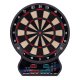 Electronic Dart Board 42 cm with LCD Scoring, 27 Games, 12 Soft Tip Darts Included