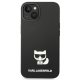 Apple iPhone 14 Plus 6.7\'\' Karl Lagerfeld Silicone Choupette Body Case Cover (KLHCP14MSLCTBK), Black