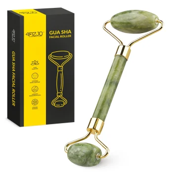 4FIZJO Natural Green Jadeite Face Massage Roller