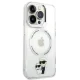 Apple iPhone 13 Pro 6.1\'\' Karl Lagerfeld Iconic Karl&Choupette Magsafe Case Cover (KLHMP13LHNKCIT), Transparent