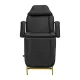 Activeshop 557G Cosmetic Chair with Trays, Gold and Black