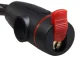 Bicycle Cable Lock with Key, Steel Cable in Silicone Cover, 120cm, Black