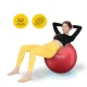 4Fizjo 1752 Gymnastic Ball, 75 cm, Red