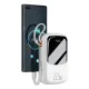 Baseus Qpow Digital Display Power Bank 20000mAh 22.5W with USB-C Cable White