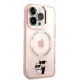 Karl Lagerfeld Iconic Karl&Choupette MagSafe Phone Case Cover iPhone 14 Pro Max - pink