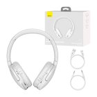 Baseus Encok D02 Pro Wireless Bluetooth Over-Ear Headphones, White