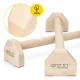 4Fizjo Wooden Parallettes Push-Up Bars 50 cm