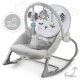 Nukido Baby Bouncer Rocker with Vibration, Grey