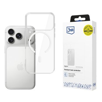 3mk MagPhone Case Cover iPhone 17 Pro Max - Transparent