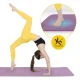 4Fizjo 996 Non-Slip Yoga and Exercise Mat TPE 1 cm, Purple