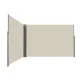 Retractable Corner Side Awning LUARO Patio Privacy Screen 181 x 620 cm, Beige