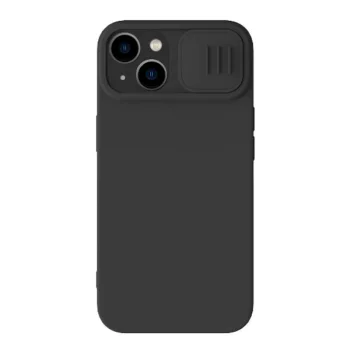 Nillkin CamShield Silky Silicone Case for iPhone 15 Plus, Black