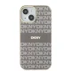 DKNY iPhone 15 / 14 / 13 Case IML Mono & Stripe MagSafe, Beige
