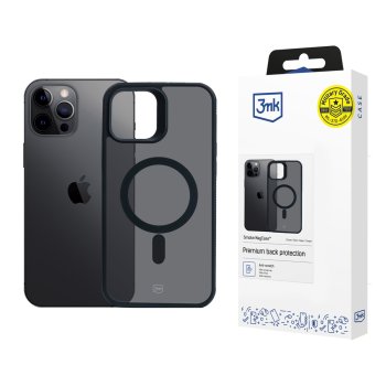3Mk Protection Smoke MagCase for Apple iPhone 12 Pro Max Black