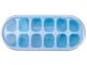 Ice Cube Tray with Lid and Silicone Base, 12 Cubes