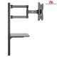 Maclean MC-771 TV Wall Mount with Shelf, 23\"-42\", 30kg, VESA 200x200
