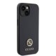 Guess iPhone 15 Plus Case 4G Strass Metal Logo, Black