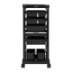 Gabbiano 68A Hairdressing Trolley, Black