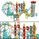 Magical Magnet Blocks Bricks Educational Building Toy + Ball Track with Sound Music, 118 elements