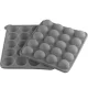 Ruhhy 21808 Silicone Cake Pop Mold, 20-Cavity Sphere Baking Form