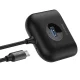 HUB Baseus Square USB-A to 1x USB-A 3.2 Gen 1 / 3x USB 2.0 with 1m cable - black