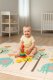 Двусторонний складной детский коврик из пены Ecotoys 200x180 см