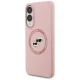 Karl Lagerfeld Magnetic Silicone Double Heads Case for Samsung Galaxy S25 Edge, Pink
