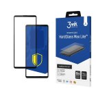 Sony Xperia 10 III 5G Black Aizsargstikls uz Visu Ekrānu | 3MK Hard Glass Max Tempered Fullscreen Protector
