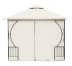 MultiGarden Garden Gazebo 3x3m with 4 Side Walls, Beige