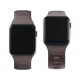 3mk Silicone Watch Strap for Apple Watch 38/40/41 mm, Dark Gray