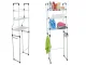 Over-The-Toilet Bathroom Storage Rack 3 Shelves 27358 White