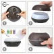 Carruzzo Electric Ultrasonic Air Humidifier Diffuser with Remote Control and Essential Oils for Aromatherapy, 500 ml