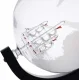 Globe Decanter Set with 2 Glasses and Whiskey Stones