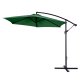 MultiGarden 3m Cantilever Garden Parasol with 6 Ribs, Green