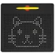 Magnetic drawing board for kids with 714 balls, black