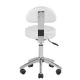 Beauty Stool for Pedicure BASIC 304-P, White