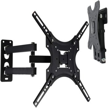 Swivel TV Wall Mount for 32-55 Inch TVs, Adjustable Full-Motion Bracket