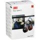 3M Peltor Optime III H540A Hearing Protection Earmuffs 35 dB, Black/Red