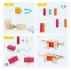 Kid\'s Constructor Toy Building Block Brick Set, 80 pcs