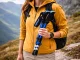 Verk Group Foldable Nordic Walking and Trekking Poles Set with Bag, Blue